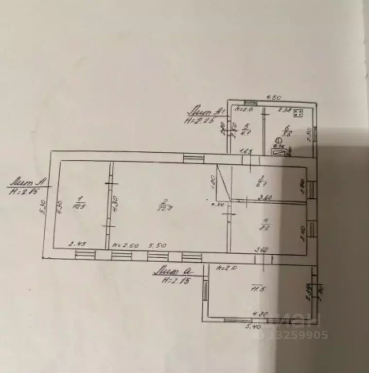 Дом в Липецкая область, Лебедянский район, Куйманский сельсовет, с. ... - Фото 2