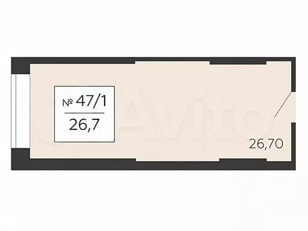 Продам помещение свободного назначения, 26.7 м - Фото 0