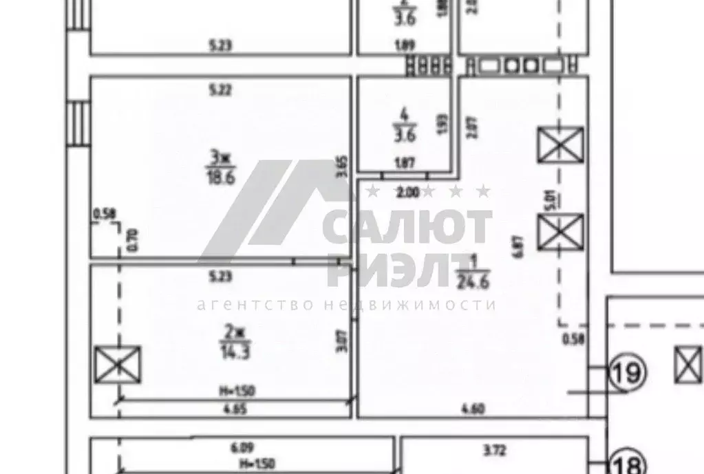 2-к кв. Калининградская область, Светлогорск Сосновая ул., 34 (61.1 м) - Фото 2