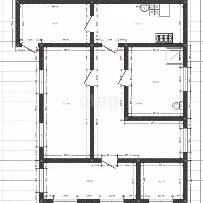 Дом в Саратовская область, Саратов Кооперативная ул., 5 (79 м) - Фото 1