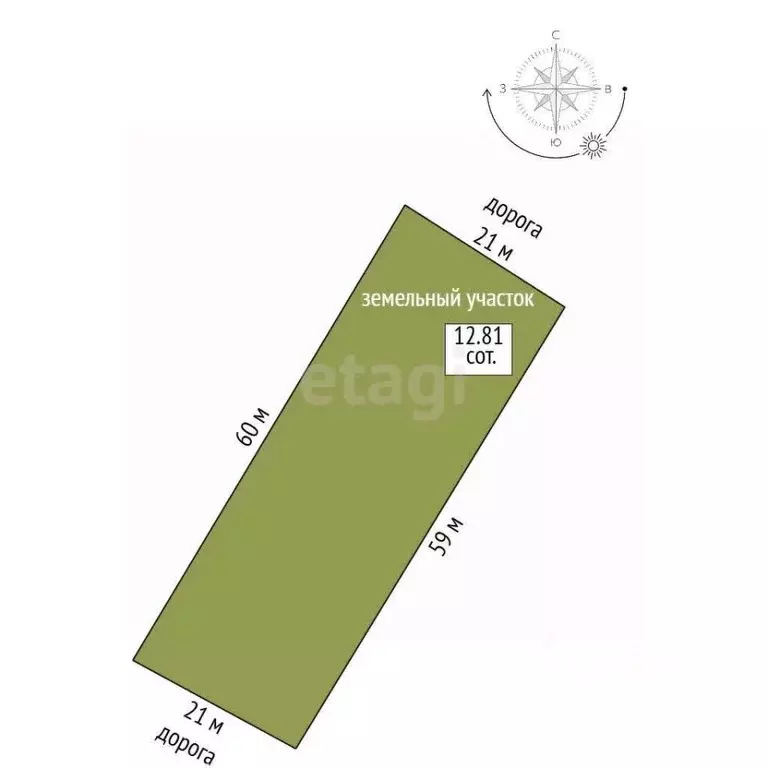 Участок в Ханты-Мансийский АО, Ханты-Мансийск Связист СОТ, 243 (12.81 ... - Фото 2