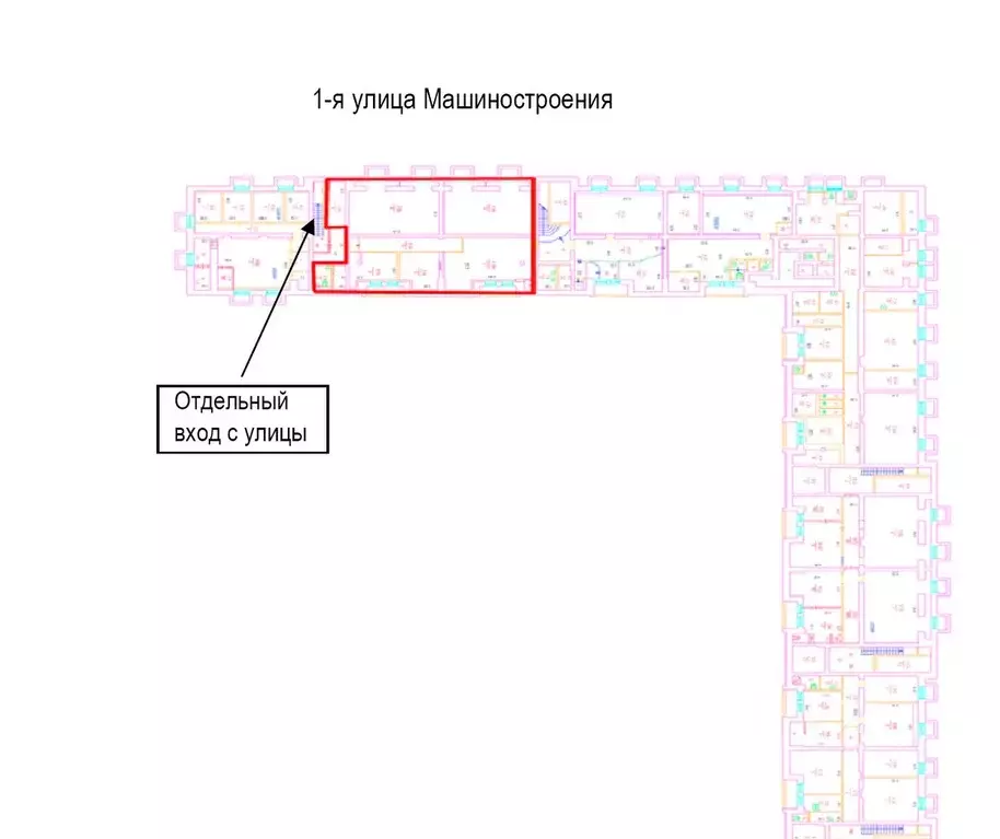 Помещение свободного назначения в Москва ул. 1-я Машиностроения, 4К1 ... - Фото 1