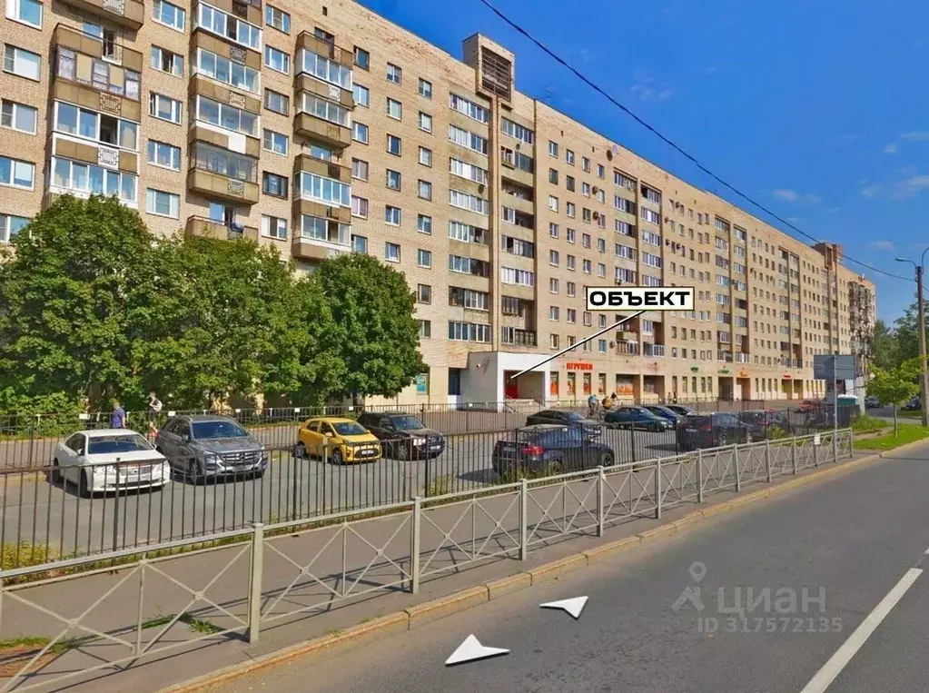 Торговая площадь в Санкт-Петербург просп. Просвещения, 62 (600 м) - Фото 0
