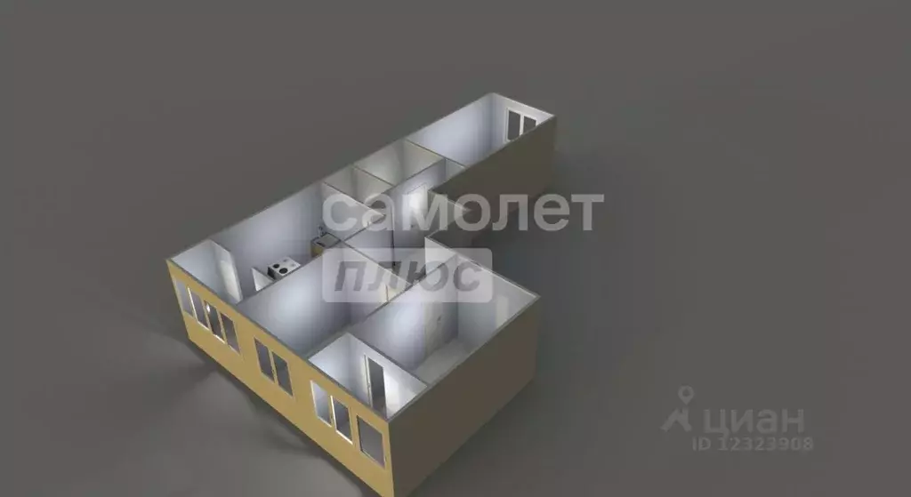 3-к кв. Московская область, Жуковский ул. Гагарина, 62 (72.1 м) - Фото 2