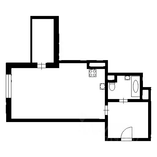 1-к кв. Московская область, Долгопрудный Набережная ул., 29к1 (42.0 м) - Фото 2