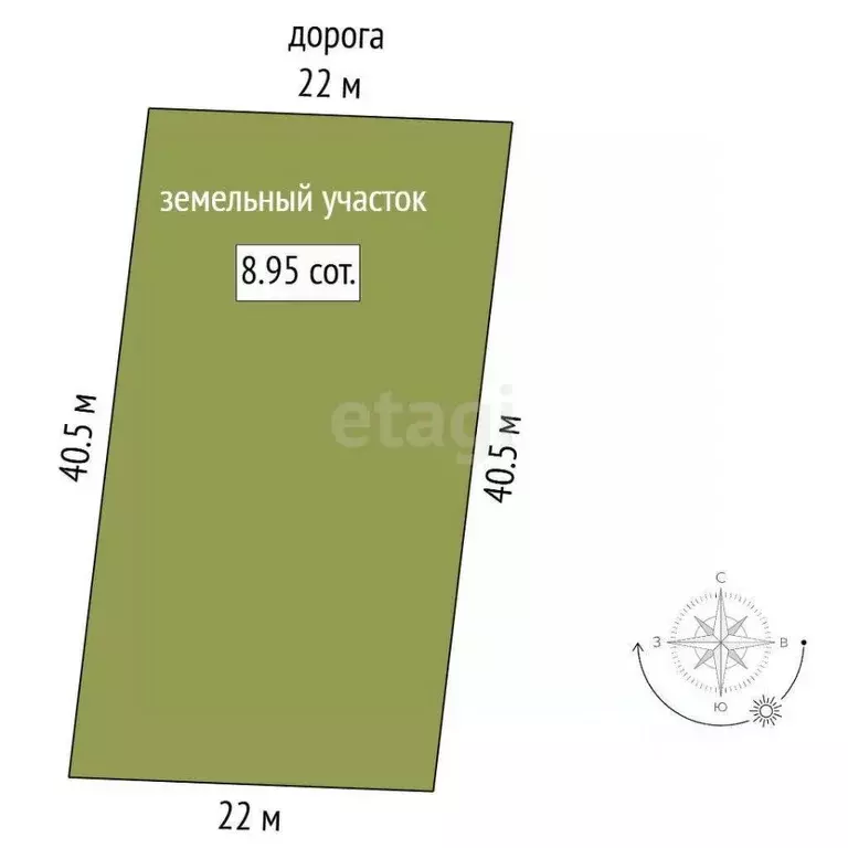 Участок в Крым, Симферопольский район, с. Доброе  (8.95 сот.) - Фото 1