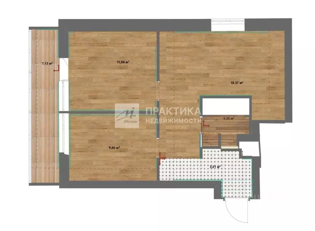 2-комнатная квартира: Москва, улица Довженко, 8к1 (50.2 м) - Фото 1