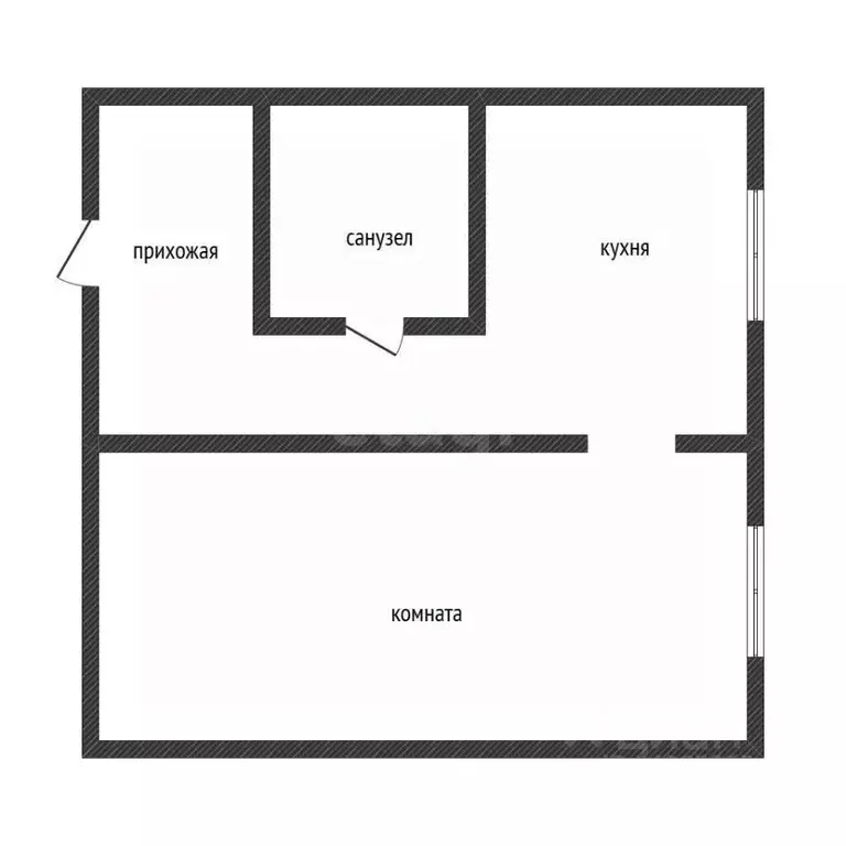 1-к кв. Алтайский край, Бийск ул. Владимира Короленко, 33 (30.0 м) - Фото 1
