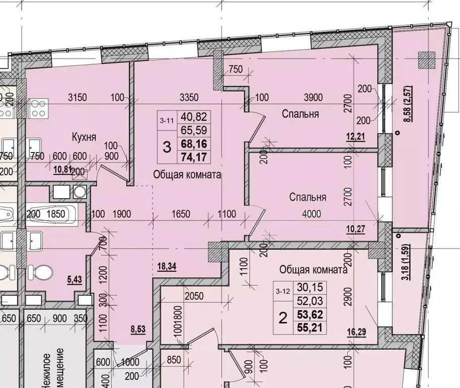 3-к кв. Саха (Якутия), Якутск ул. Чкалова, 47 (68.16 м) - Фото 1