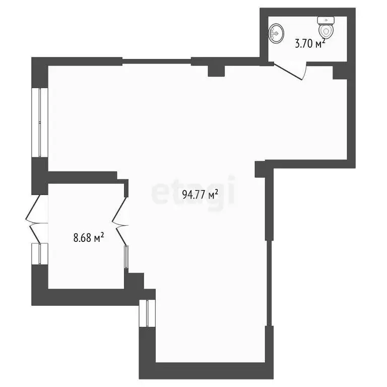 Торговая площадь (68.7 м) - Фото 1