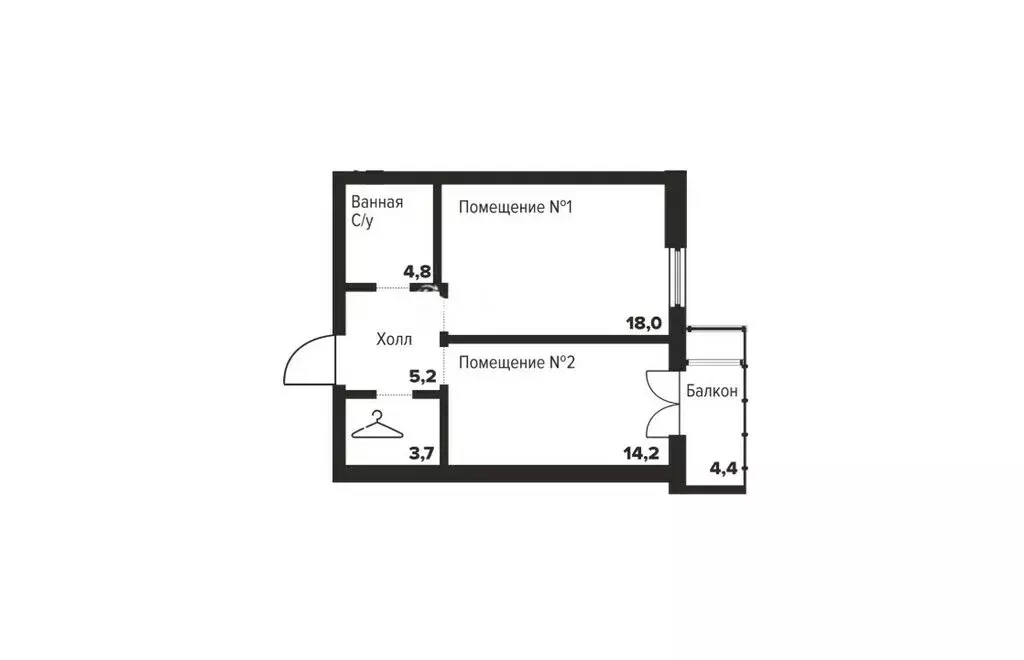 2-комнатная квартира: Челябинск, улица Труда, 157А (46 м) - Фото 0