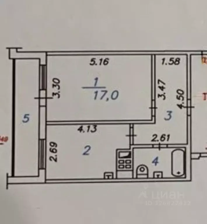 1-к кв. Свердловская область, Екатеринбург ул. Крупносортщиков, 12 ... - Фото 2