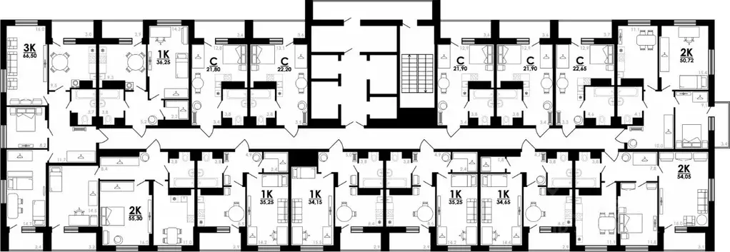 2-к кв. Нижегородская область, Нижний Новгород Коломенская ул., 8к4 ... - Фото 1