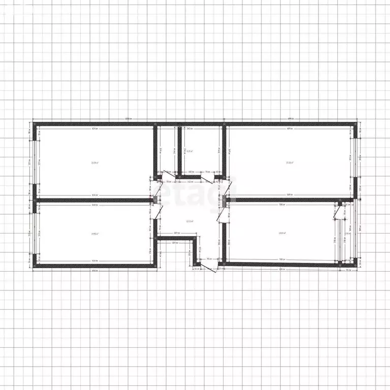 3-комнатная квартира: Махачкала, улица Лизы Чайкиной, 67Б (120 м) - Фото 1