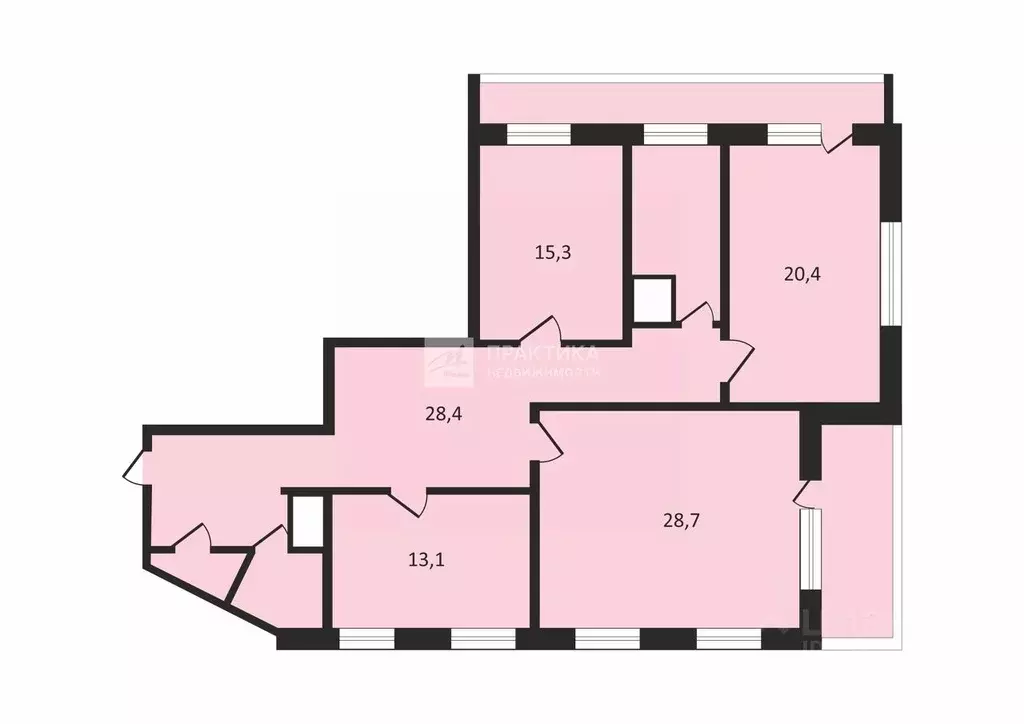 3-к кв. Москва Ленинградский просп., 66К2 (117.6 м) - Фото 2