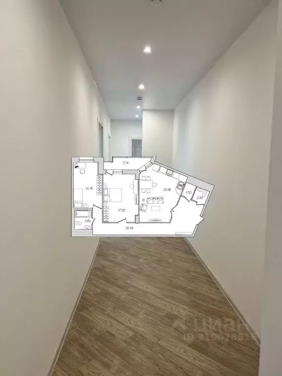 Квартира, 2 комнаты, 85 м - Фото 1