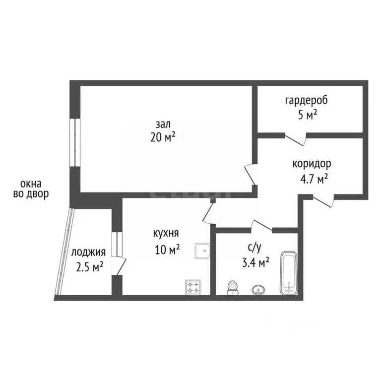 1-к кв. Красноярский край, Красноярск Северный мкр, ул. Мате Залки, 15 ... - Фото 2