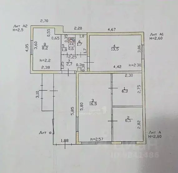 Дом в Татарстан, Казань Воскресенская ул., 21 (57 м) - Фото 2