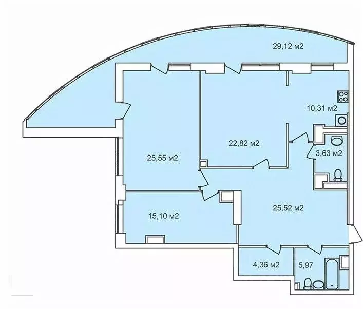 3-к кв. Нижегородская область, Нижний Новгород Сенная пл., 1 (125.8 м) - Фото 0
