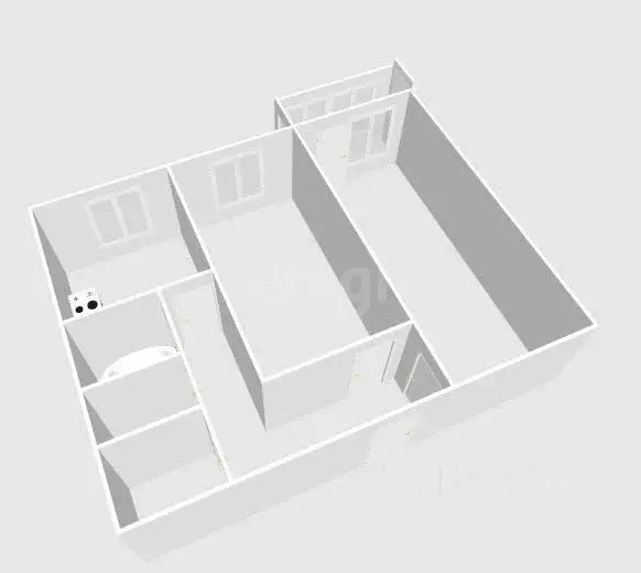2-к кв. Сахалинская область, Холмск Портовая ул., 14 (44.8 м) - Фото 2