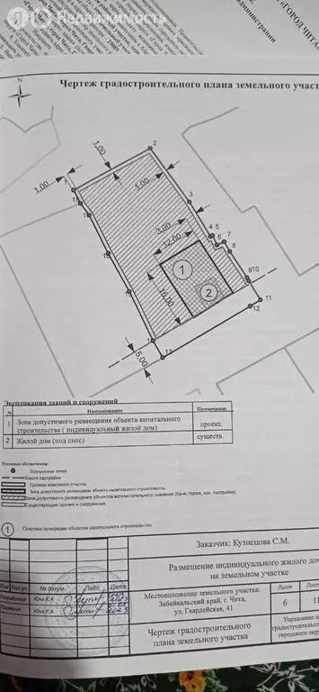 Участок в Чита, Гвардейская улица, 41 (12.45 м) - Фото 1