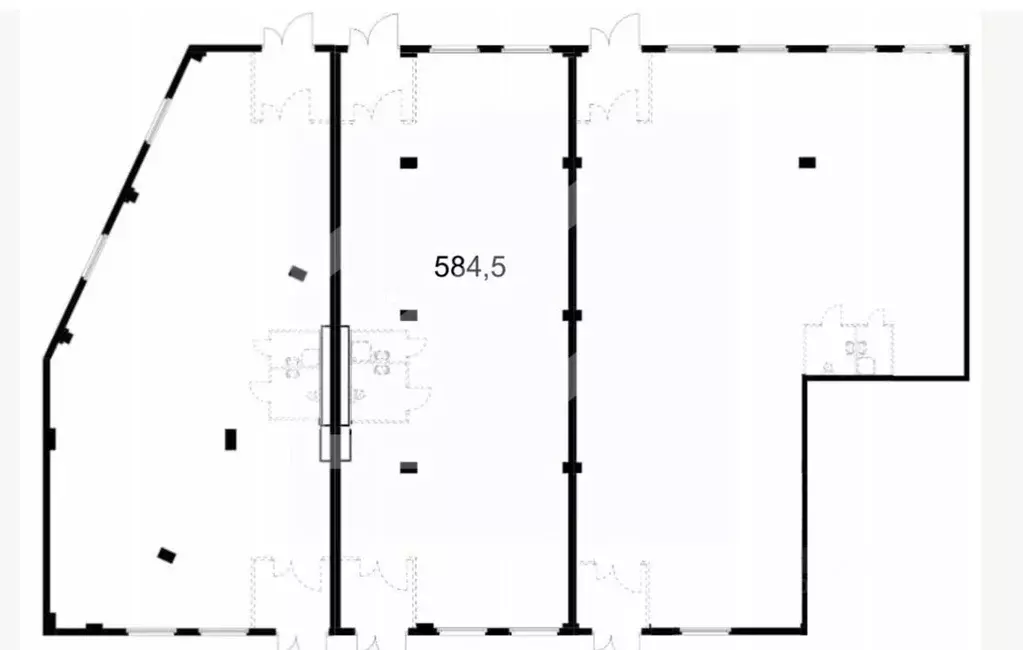 Помещение свободного назначения в Москва Очаковское ш., 5к5 (585 м) - Фото 2