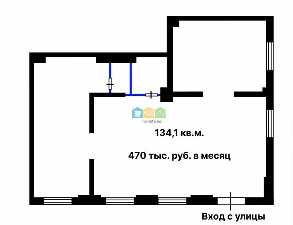 Помещение свободного назначения (134 м) - Фото 1