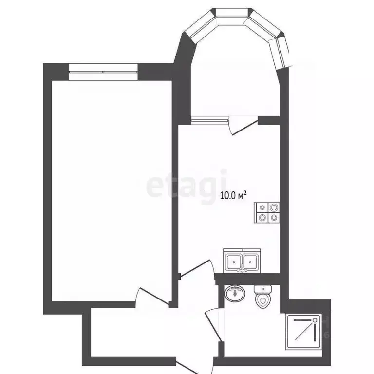 1-к кв. Краснодарский край, Анапа ул. Верхняя Дорога, 151к4 (40.0 м) - Фото 2