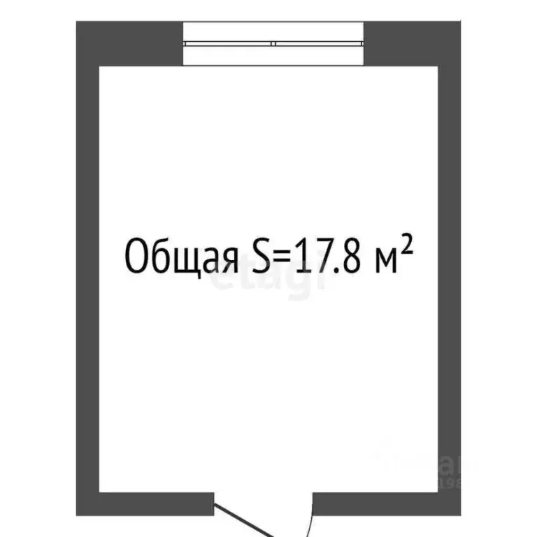 Комната Брянская область, Погар рп ул. Полевая, 24 (17.8 м) - Фото 1