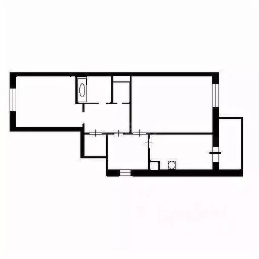 2-к кв. Башкортостан, Уфа Бакалинская ул., 19 (58.3 м) - Фото 1