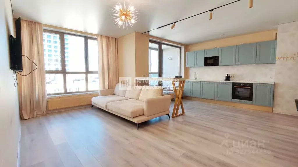 2-к кв. Санкт-Петербург ул. Челюскина, 6 (77.4 м) - Фото 1