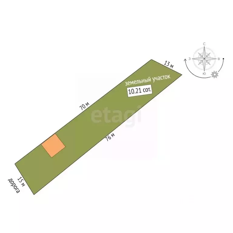 Дом в Забайкальский край, Чита № 38 Ручеек ТСН,  (35 м) - Фото 1
