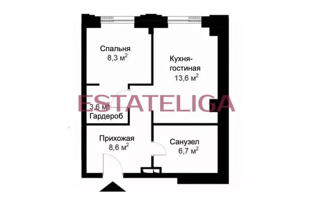 2-к кв. Москва ул. Казакова, 7 (41.0 м) - Фото 1