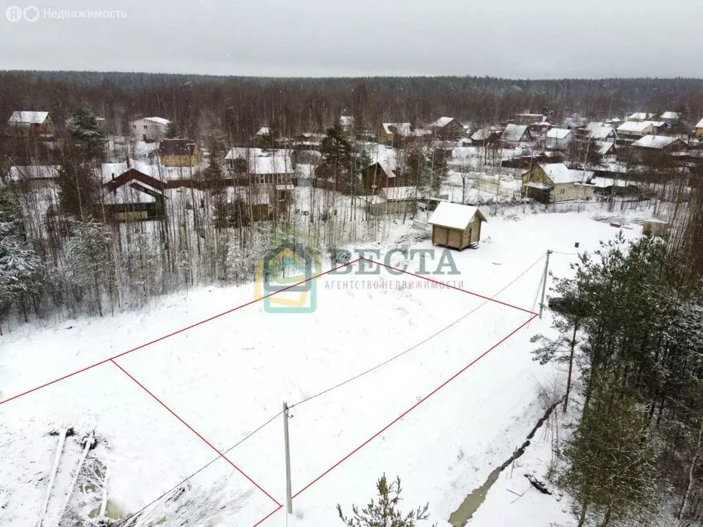 Участок в городской посёлок Рахья, Садовая улица (20 м) - Фото 0