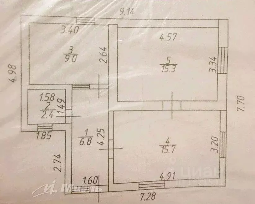 Дом в Севастополь Строитель-1 садовое товарищество, 30 (49 м) - Фото 2