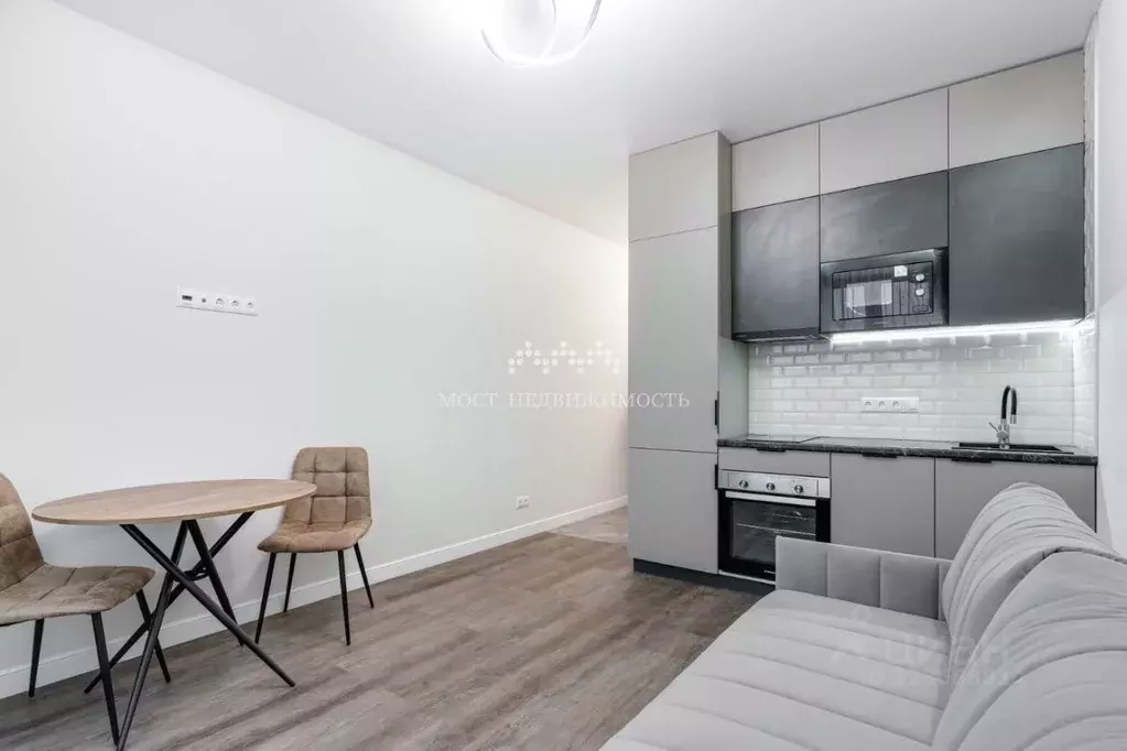 Студия Москва ул. Берзарина, 30Б (27.7 м) - Фото 1