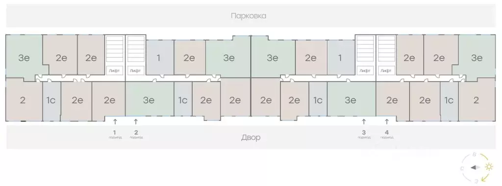 2-к кв. Воронежская область, Новоусманский район, пос. Отрадное ул. ... - Фото 2