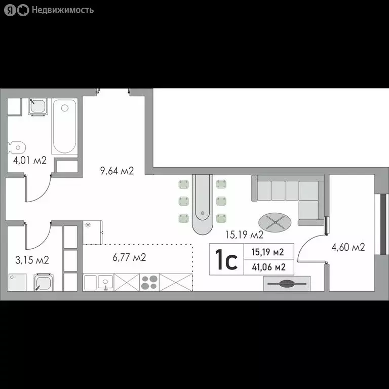 1-комнатная квартира: Оренбург, Яицкая улица, 11 (41.06 м) - Фото 1