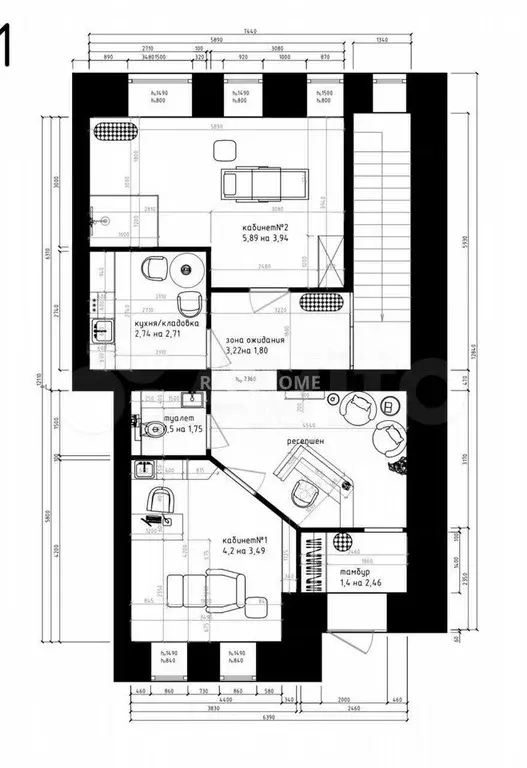 Продам офисное помещение, 144.5 м - Фото 1