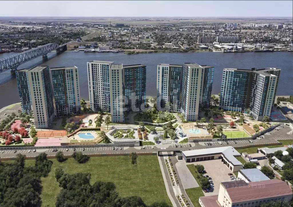 1-к кв. Астраханская область, Астрахань ул. Бехтерева, 2В (43.1 м) - Фото 1