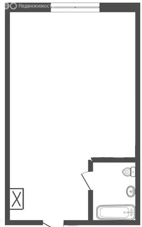 Квартира-студия: Барнаул, улица 40 лет Октября, 32 (12.8 м) - Фото 1