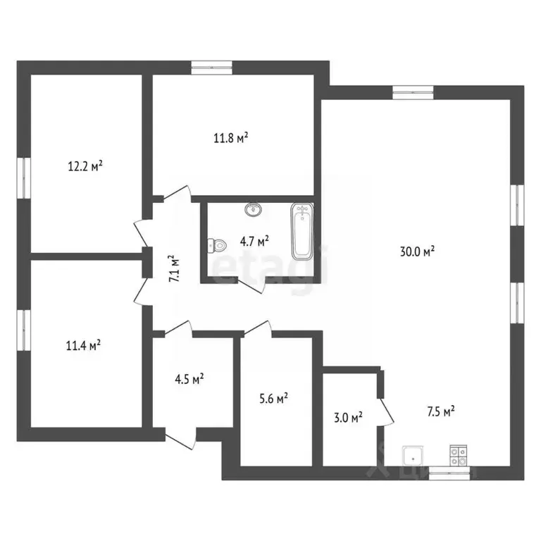 Дом в Воронежская область, Таловский район, Александровское с/пос, ... - Фото 2