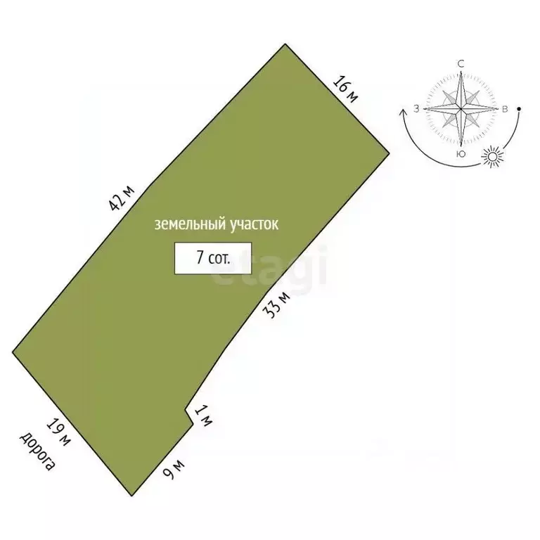 Участок в Севастополь Восход ТСН, 45 (7.0 сот.) - Фото 2