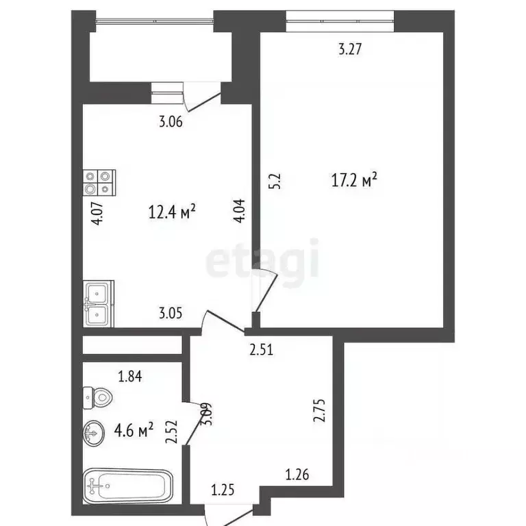 1-к кв. Мордовия, Саранск ул. Анны Лусс, 7В (41.7 м) - Фото 0