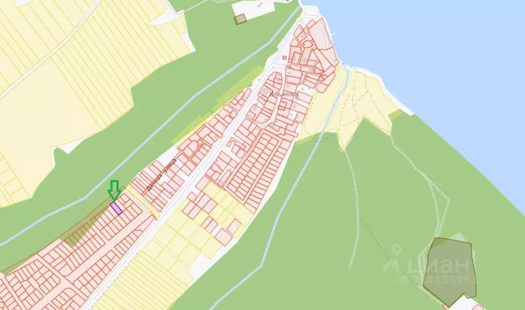 Участок в Чувашия, Моргаушский муниципальный округ, с. Ильинка  (14.4 ... - Фото 2