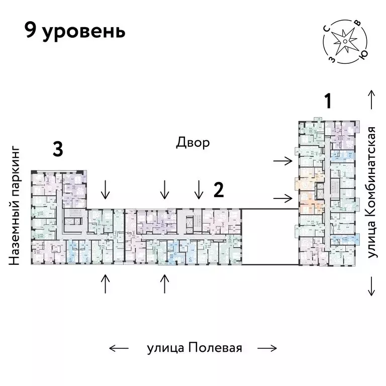 2-комнатная квартира: Тюмень, Полевая улица, 108 (40.3 м) - Фото 1