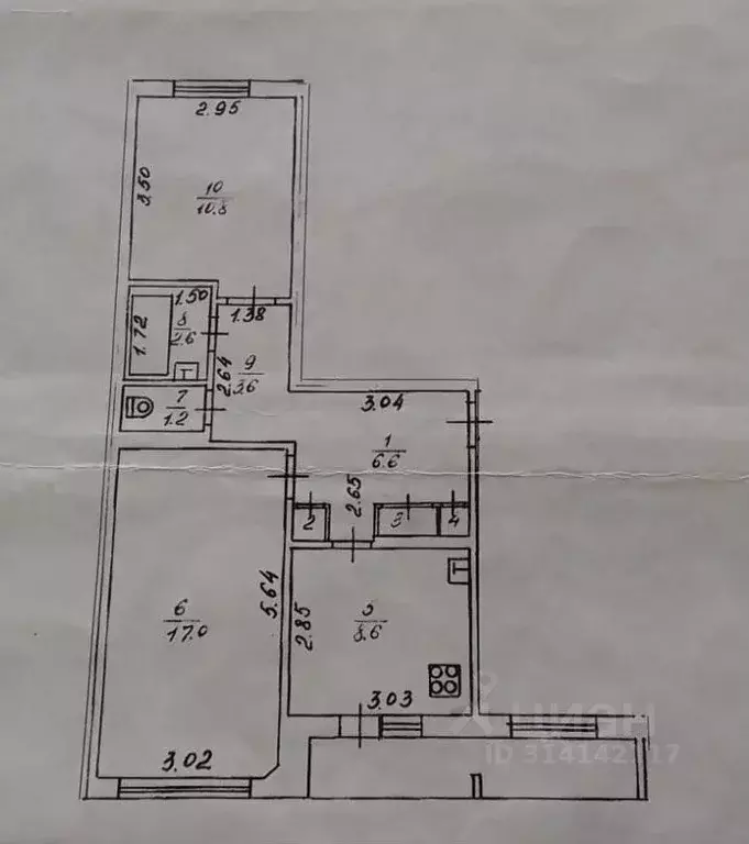 2-к кв. Кировская область, Киров Комсомольская ул., 91А (51.0 м) - Фото 0