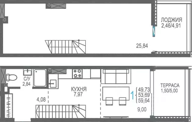 Студия Крым, Сакский район, Лесновское с/пос, с. Прибрежное Розовое ... - Фото 1