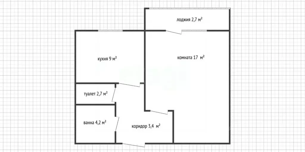1-к кв. Адыгея, Майкоп Шоссейная ул., 22 (39.0 м) - Фото 1