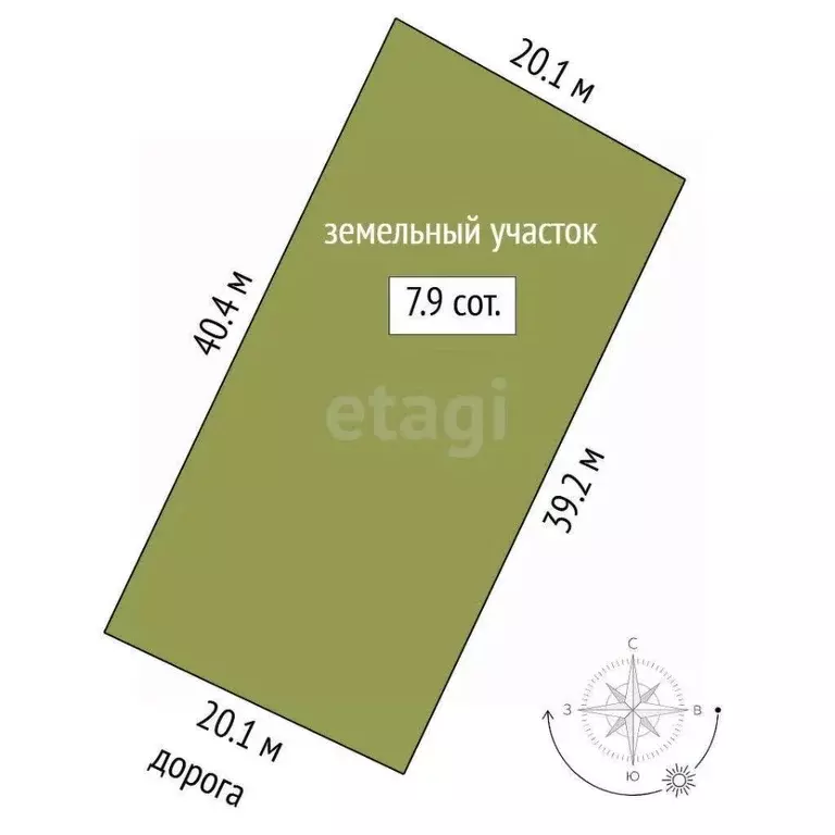 Участок в Тюменская область, Нижнетавдинский район, Царицыно СНТ  ... - Фото 2